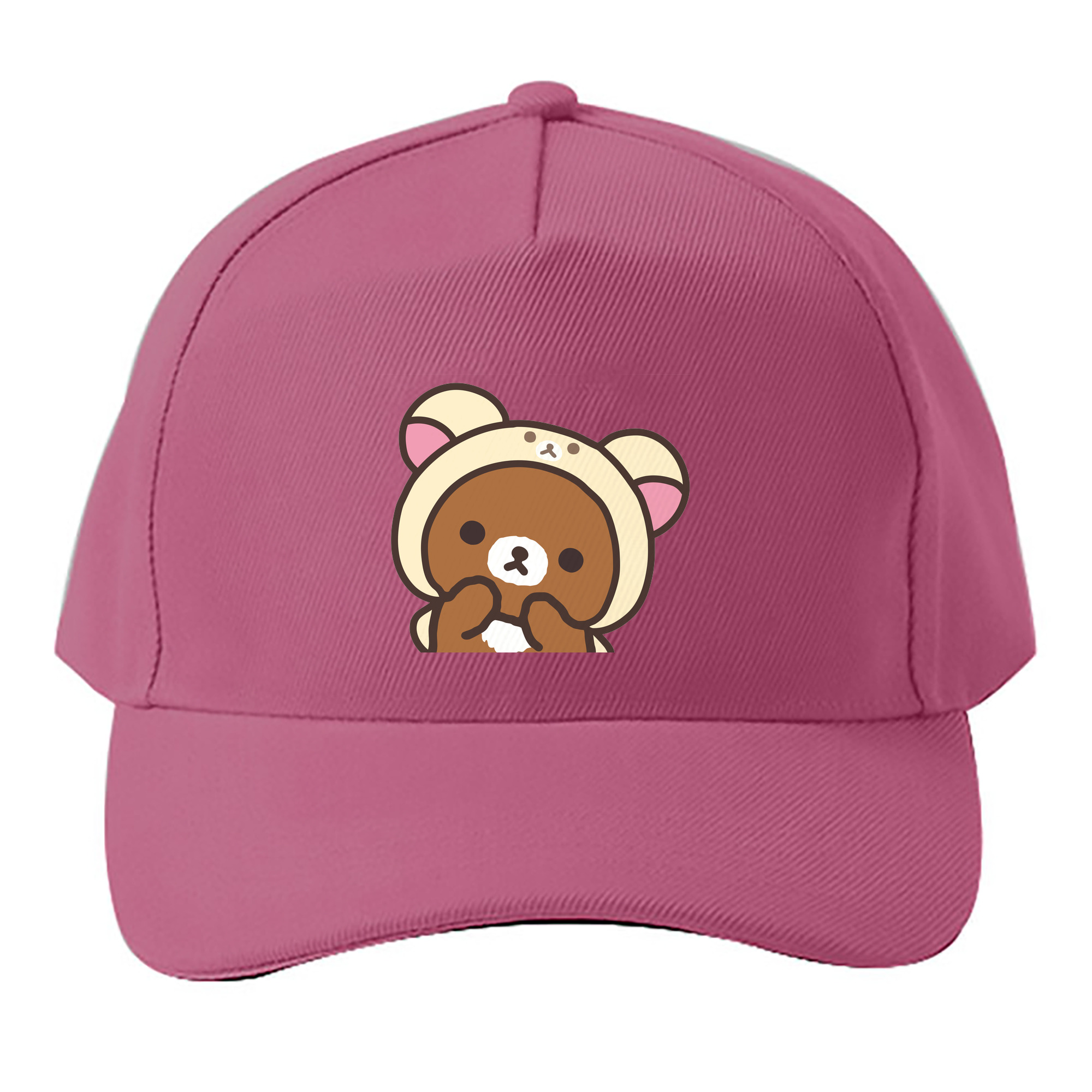 （画像用） リラックマ リラックマ キイロイトリ Rilakkuma Korilakkuma Kiiroitori ベースボールキャップ 綿100％ 男女兼用 帽子 スポーツ
